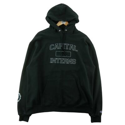 Tweedehands - champion herenhoodie zwart - als nieuw