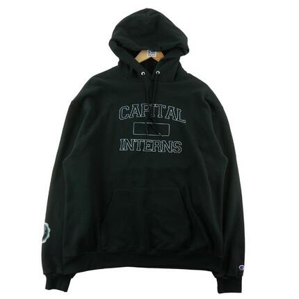 Refurbished - Champion Herren Kapuzenpullover Schwarz - Wie neu