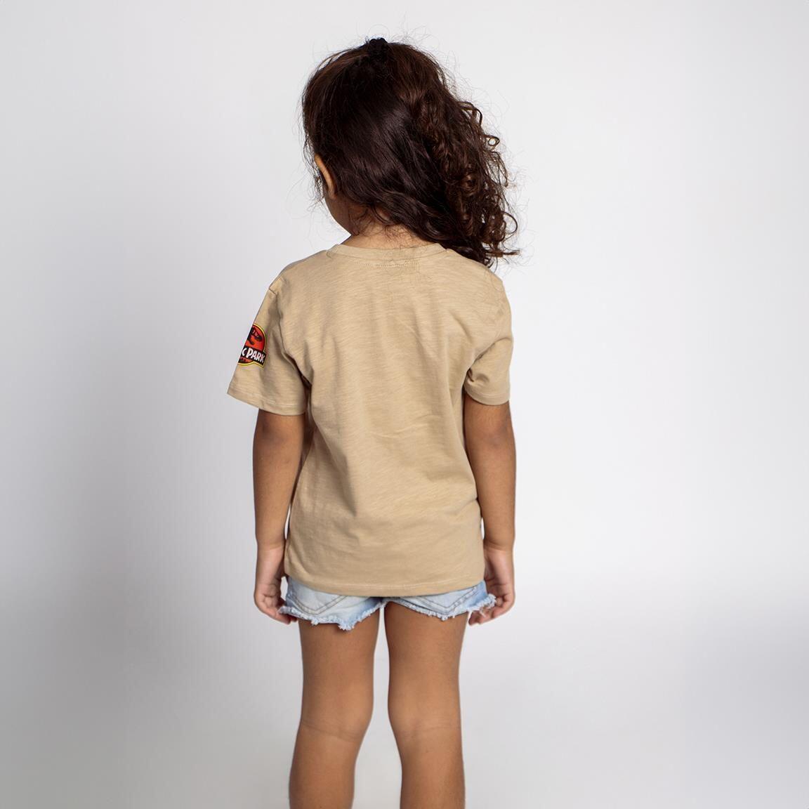 T-shirt enfant Manches Courtes Jurassic Park Marron 6/6