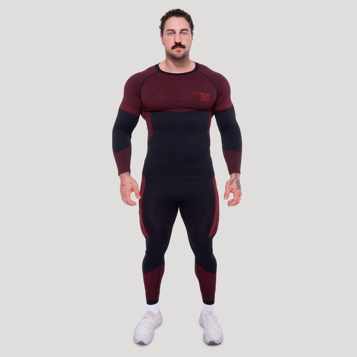 Maglia uomo fitness a maniche lunghe senza cuciture OG1 4/6