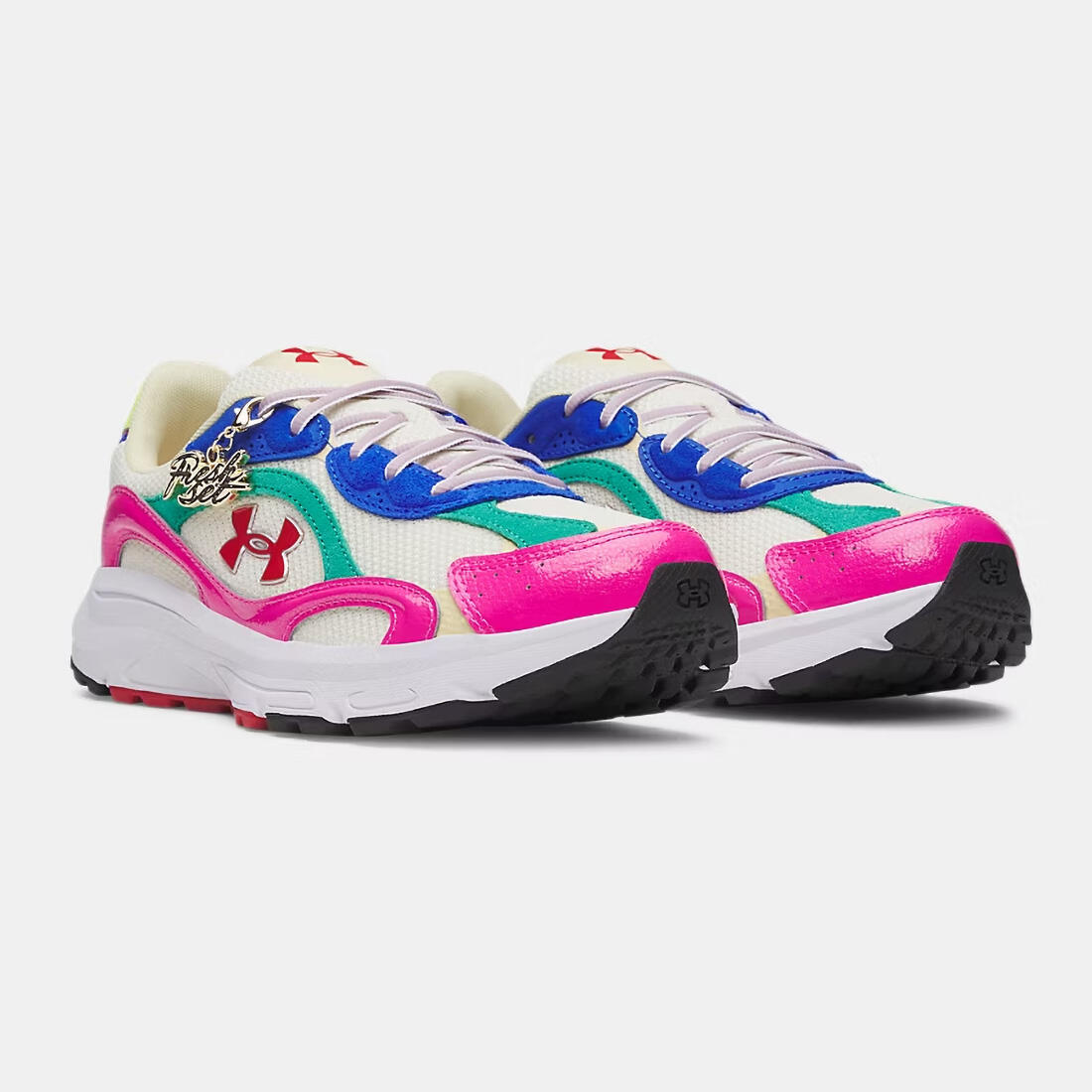 Chaussures de sport UA Tech Runner Fresh Set Blanc et multicolore 5/5