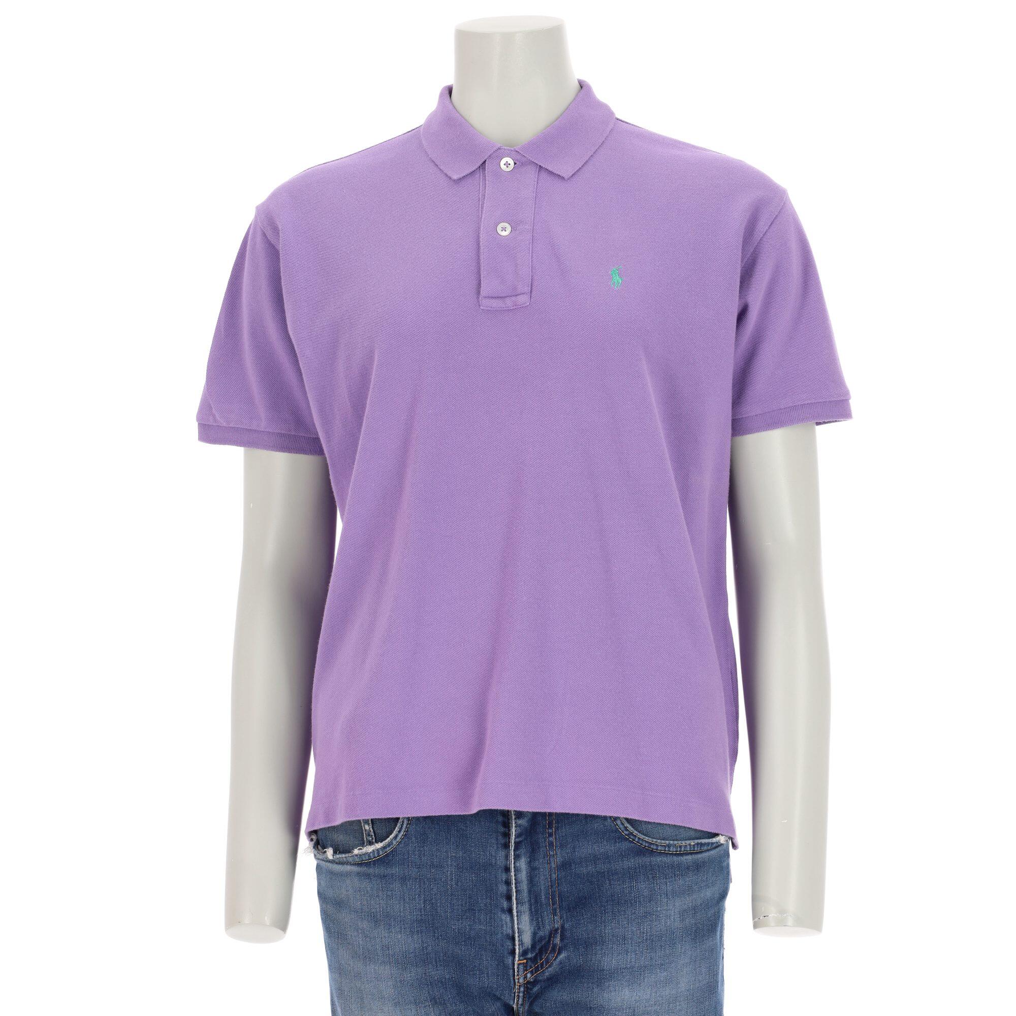Second life - Polo Ralph Lauren tricou polo damă, maneci scurte, violet - Ca nou
