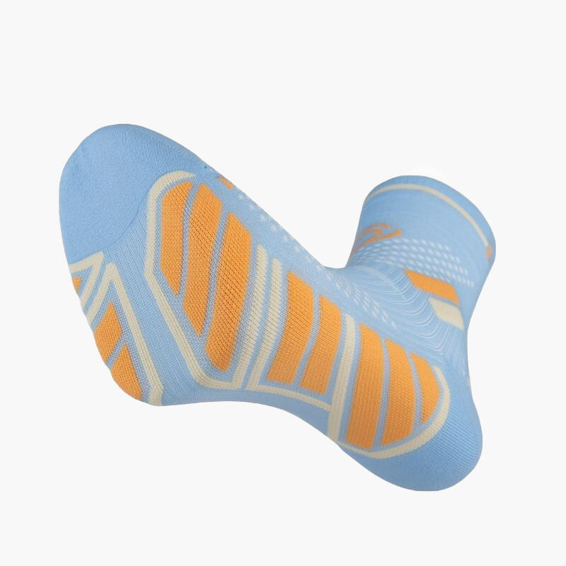 Chaussettes TRAIL ULTRA MID Ciel/Orange 3/5