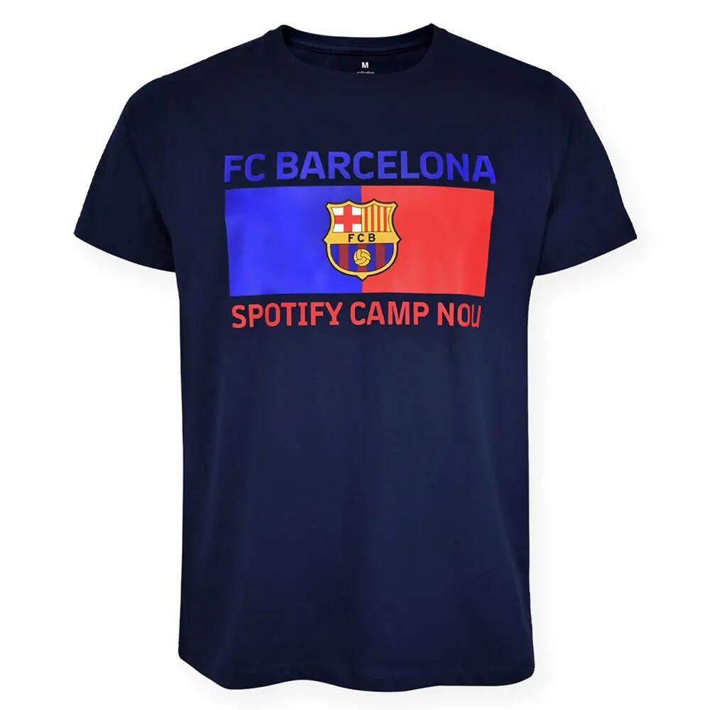 Camiseta Manga Corta FC Barcelona Spotify Camp Nou Azul Marino Hombre 1/1