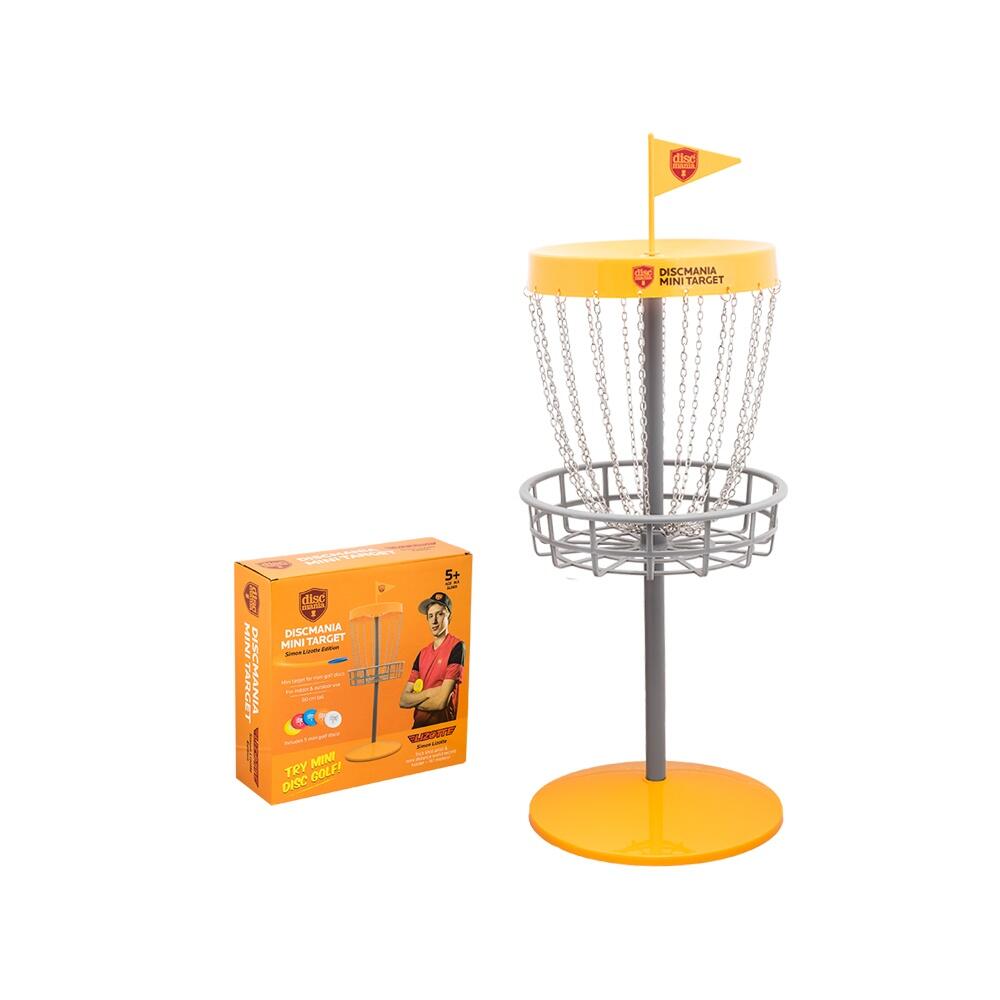 Discmania Mini Disc Golf Set – Portable Basket with Chains and Mini Discs, Outdo 2/2