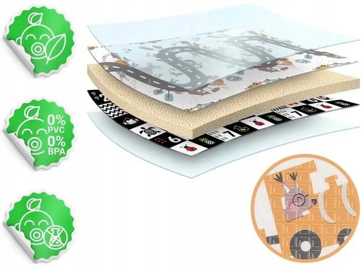 Tapis en mousse Trains 200x180 5/7