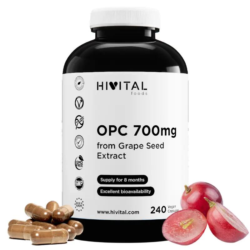 OPC Grape Seed 700 mg | 240 vegan capsules