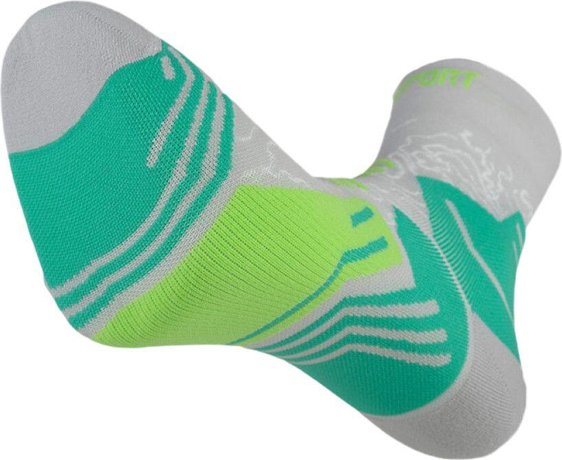 Chaussettes BV Sport Trek GR Mid Gris/Vert 3/3