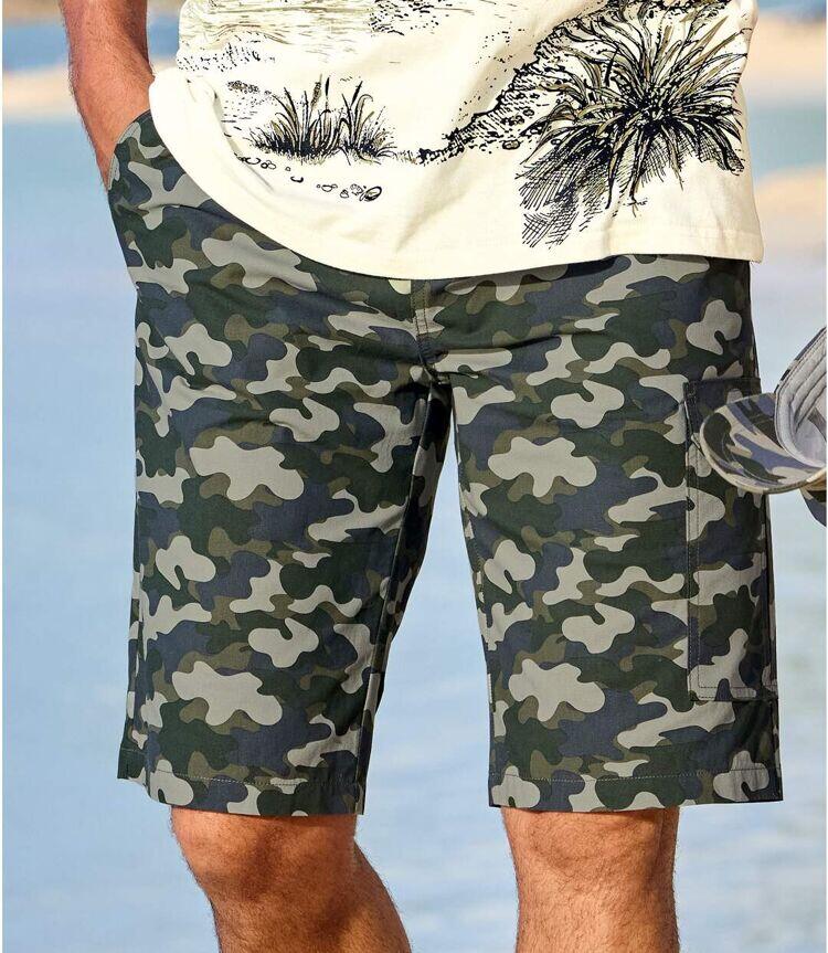 Bermuda Cargo Imprimé Camouflage  2/3