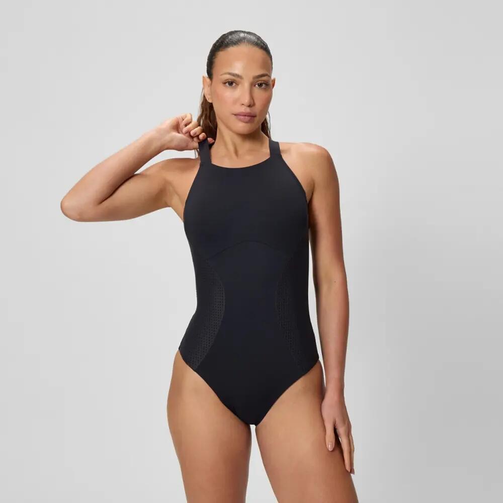 Women's Sculpture High Neck Contour One Piece