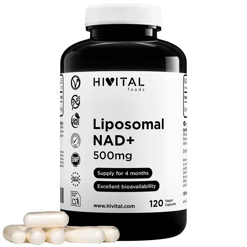 Liposomal NAD+ 500 mg | 120 vegan capsules