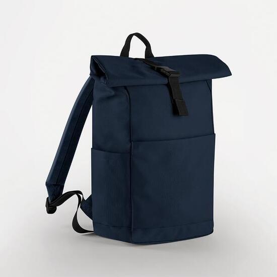 Sac à dos Roll Top recyclé - Navy - One Size