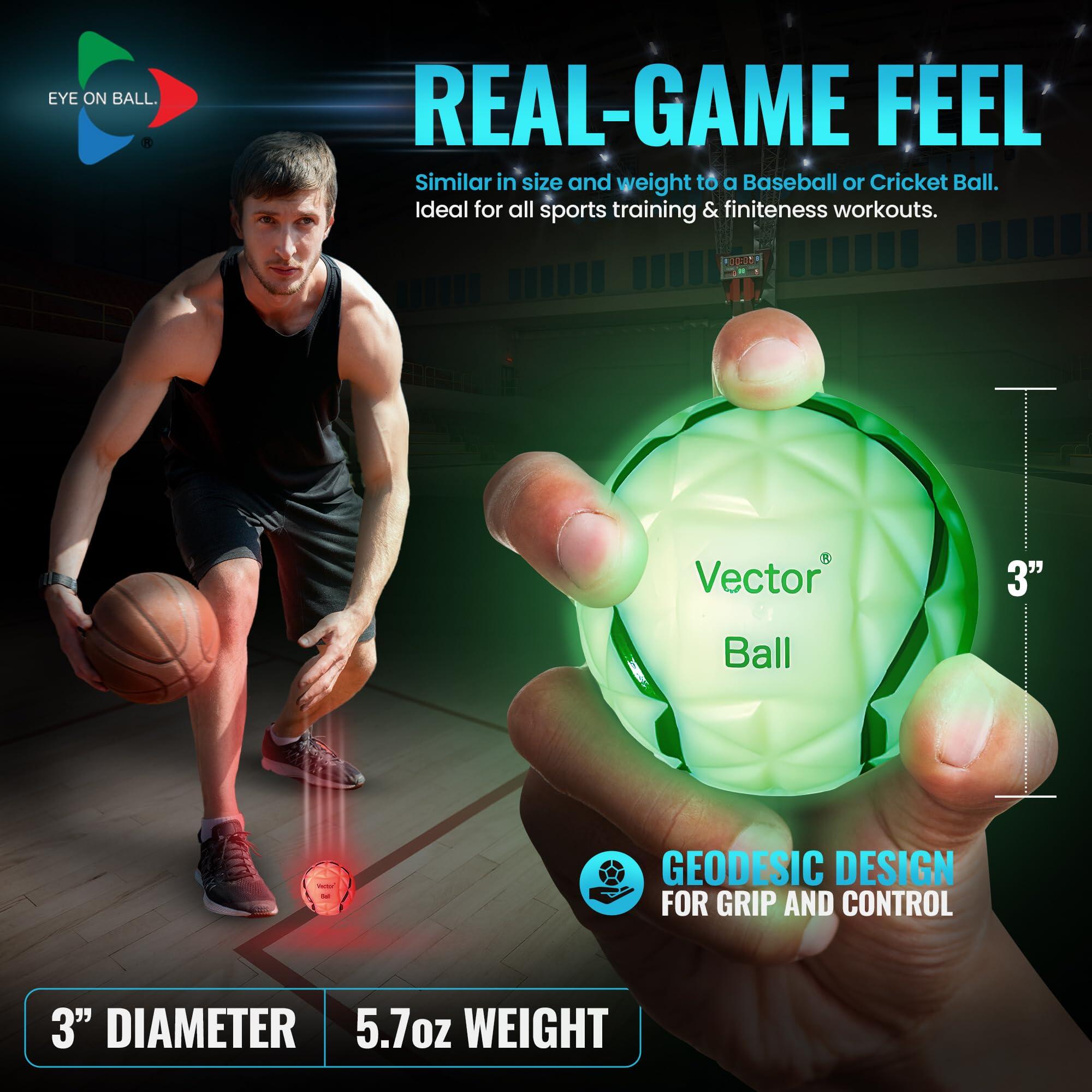 Vector Ball S Balle d'Entraînement Neuro-Visuel - Réflexes, Vitesse de Réaction 2/7