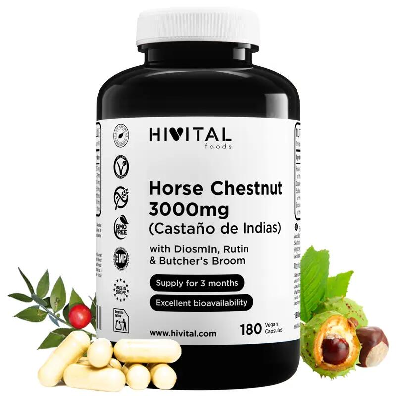 Horse Chestnut 3000 mg | 180 vegan capsules