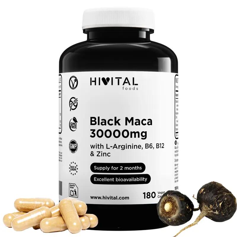 Black Maca 30000 mg | 180 vegan capsules
