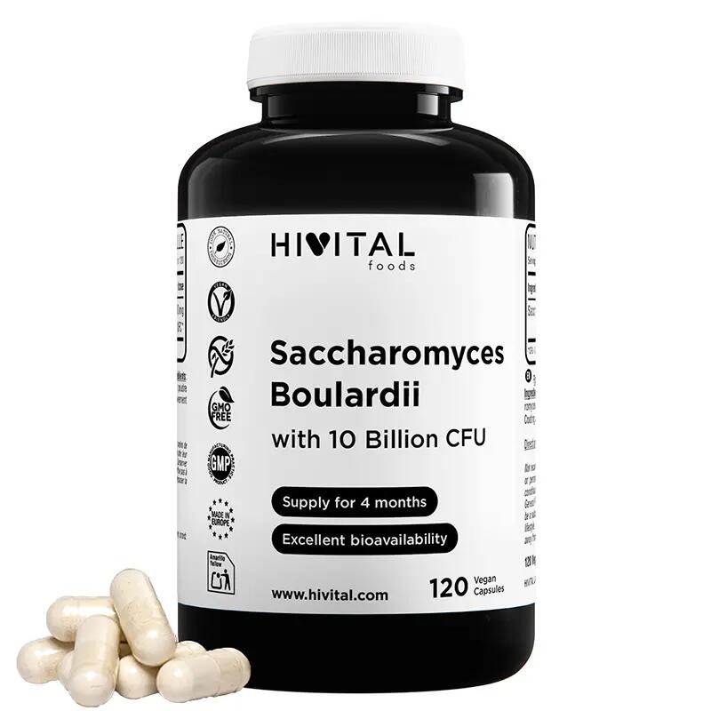 Saccharomyces Boulardii 10 Billion CFU | 120 vegan capsules