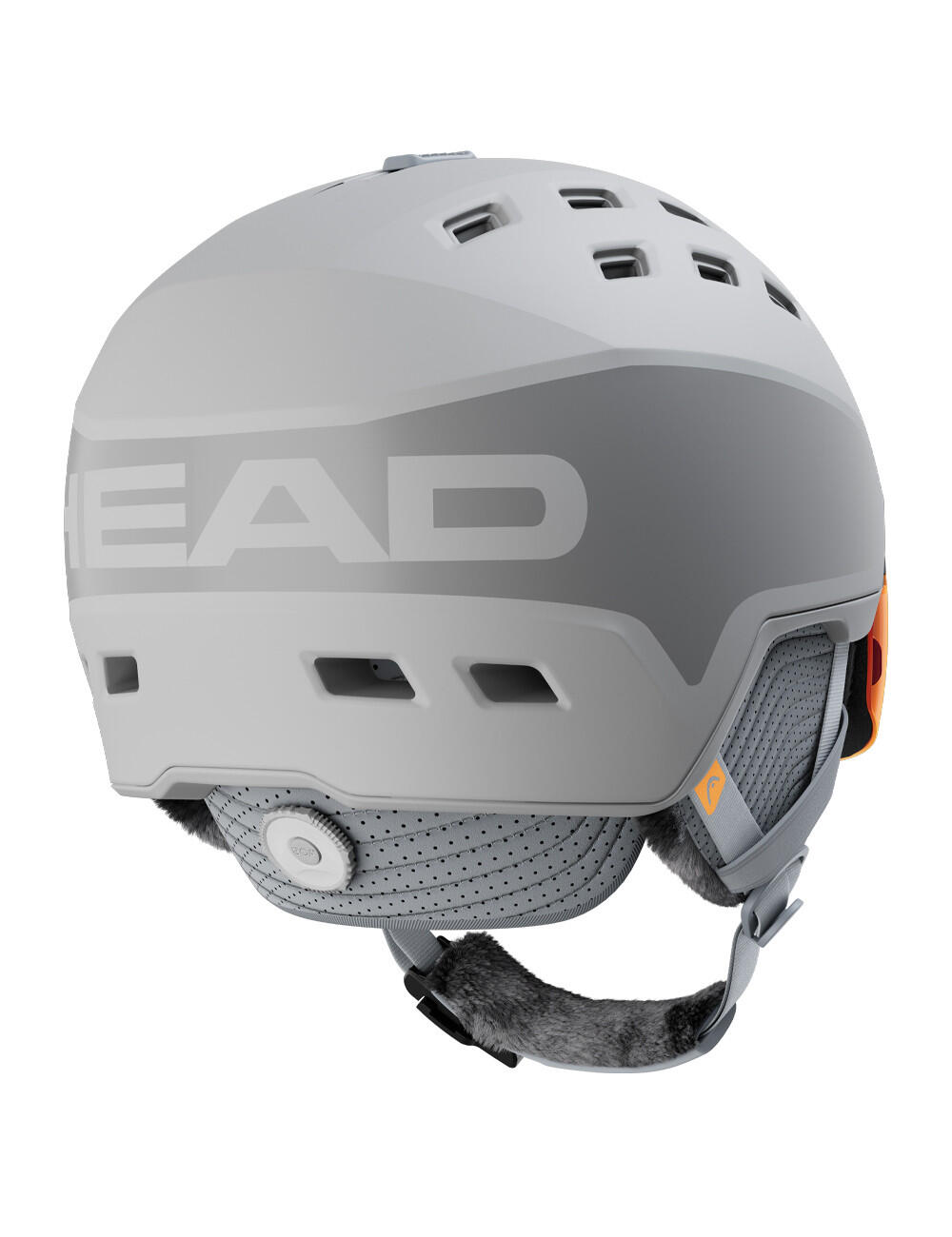 Kask narciarski damski z wbudowaną szybą HEAD RACHEL PRO grey 2/3