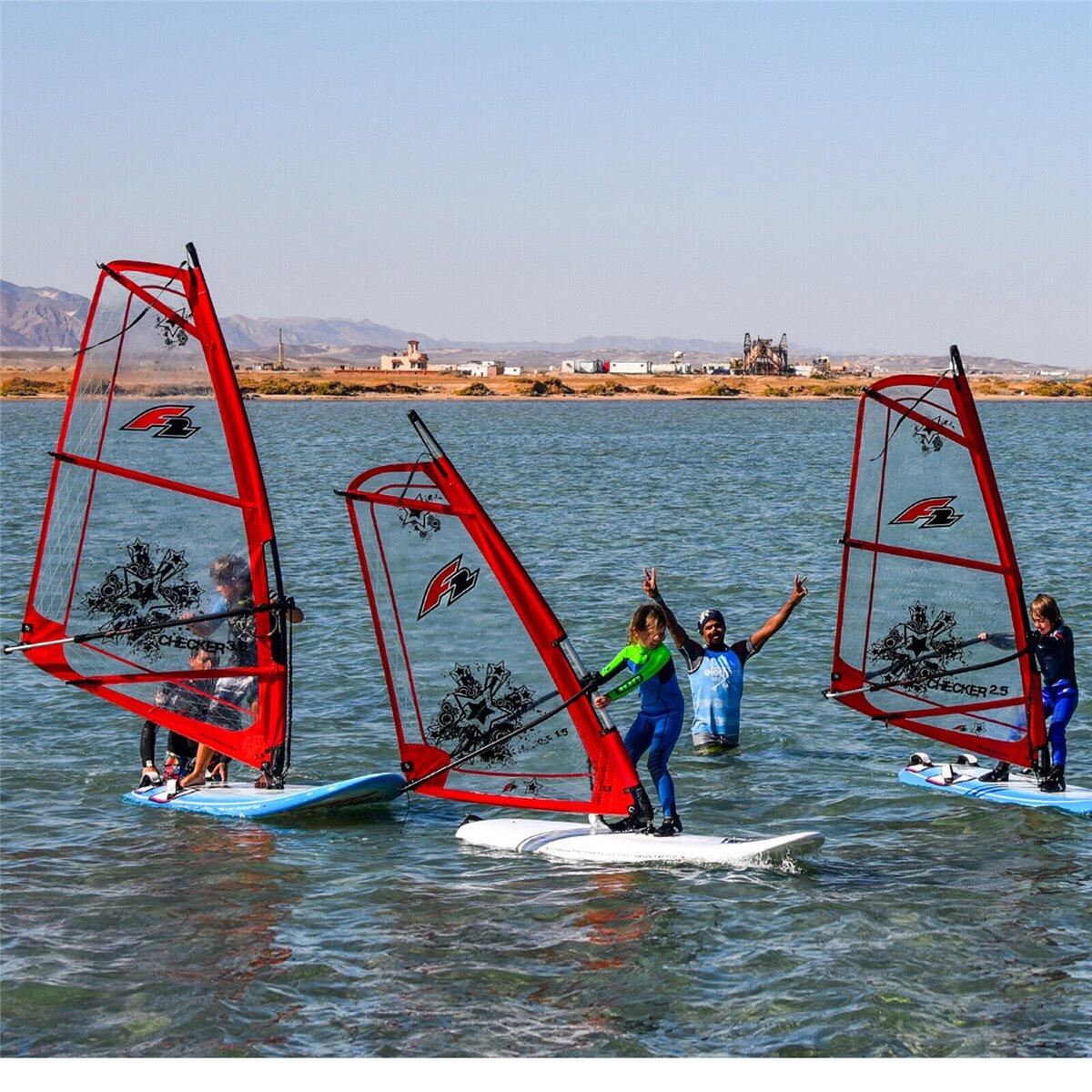 SUP Windsurf 10.8 Woven con vela Checker 4,5 m² 6/7