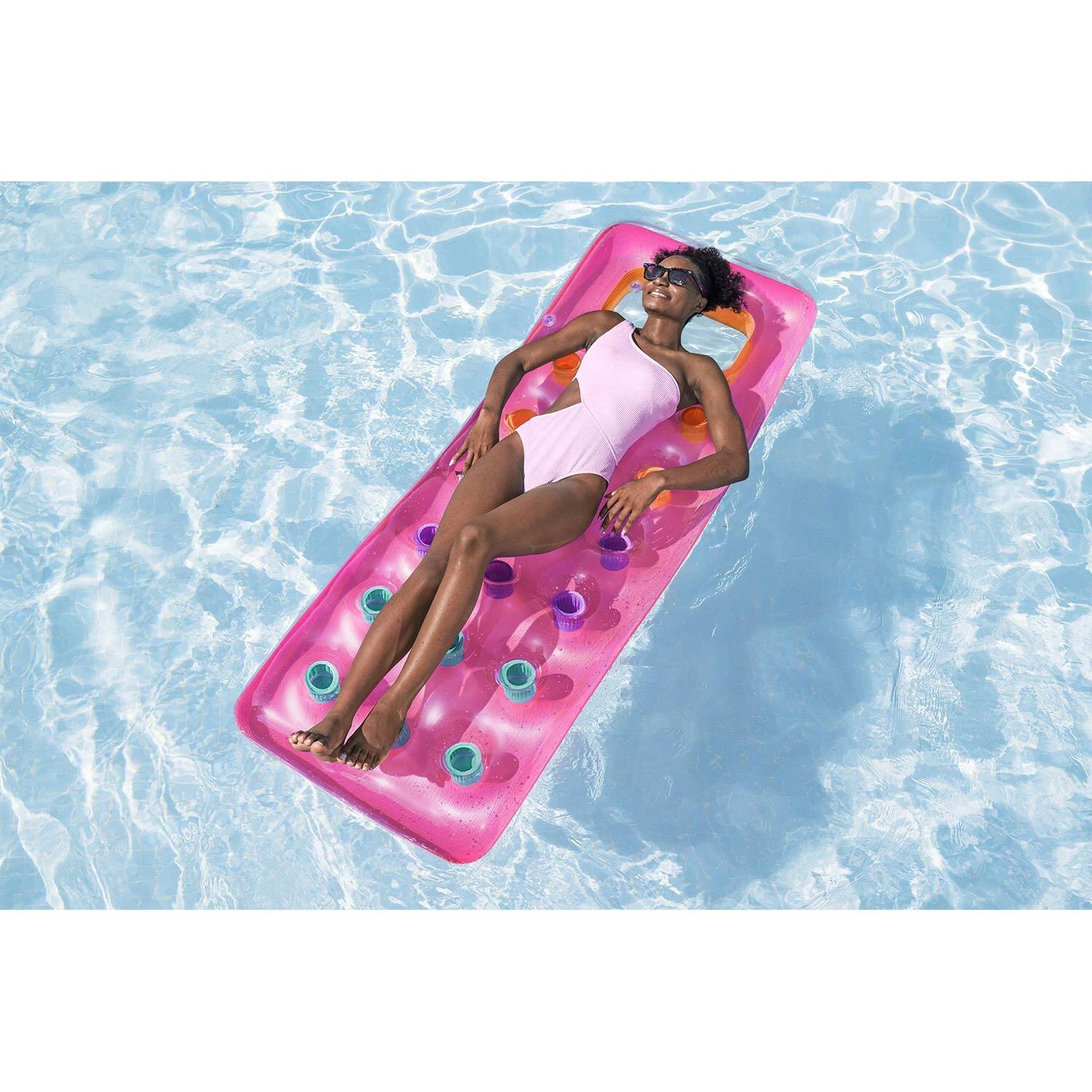 Materac dmuchany do pływania plażowy Bestway 43040 różowy 6/7