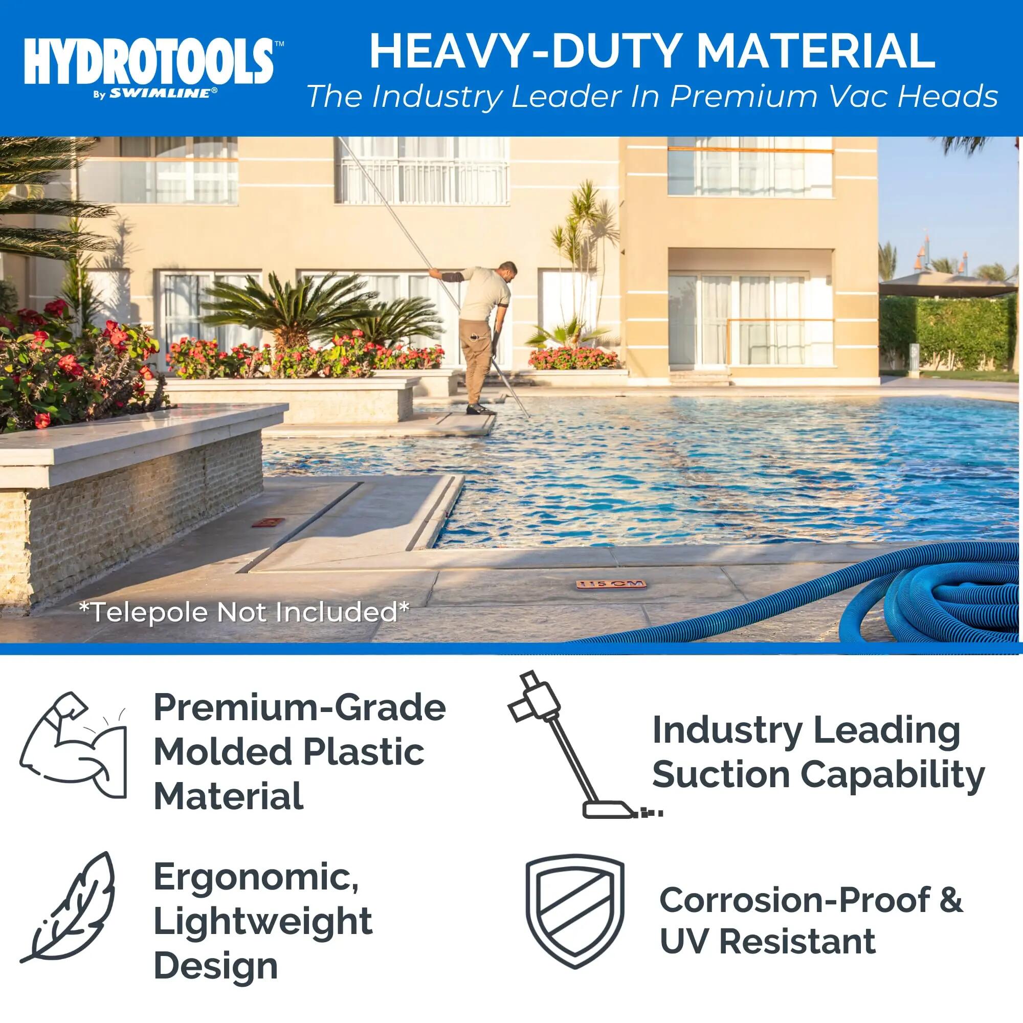 Hydro Tools 8130 Tête d'aspirateur Papillon lestée pour Nettoyeur de Piscine 6/7