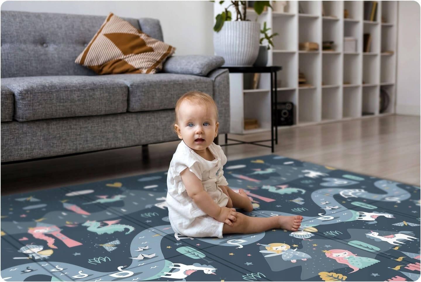 Tapis en mousse royaume 200x180 3/7