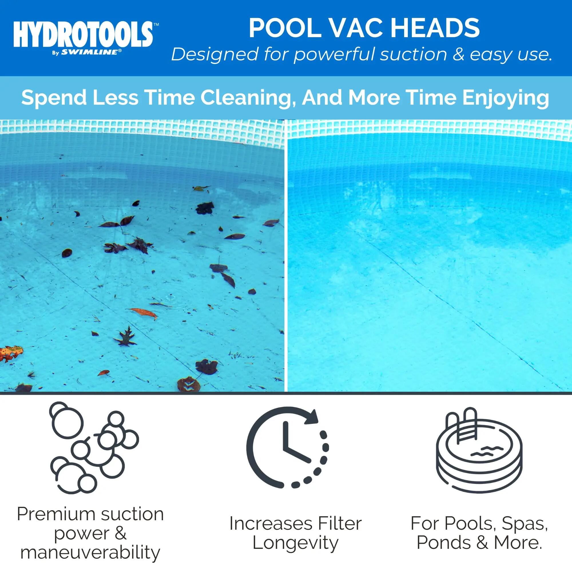 Hydro Tools 8130 Tête d'aspirateur Papillon lestée pour Nettoyeur de Piscine 2/7