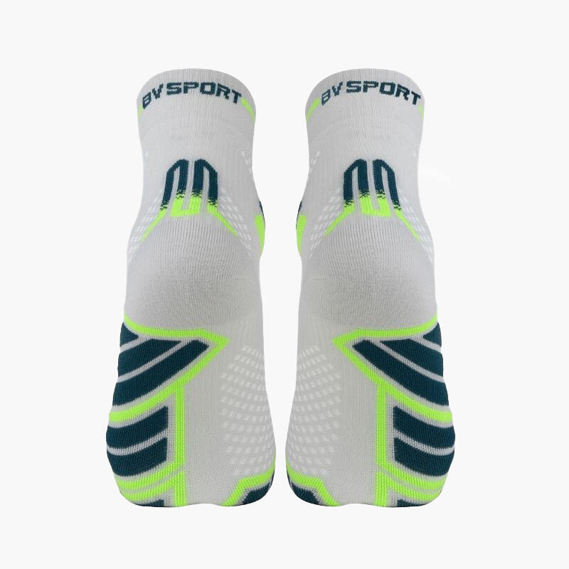 Chaussettes TRAIL ULTRA MID Gris/vert 2/5