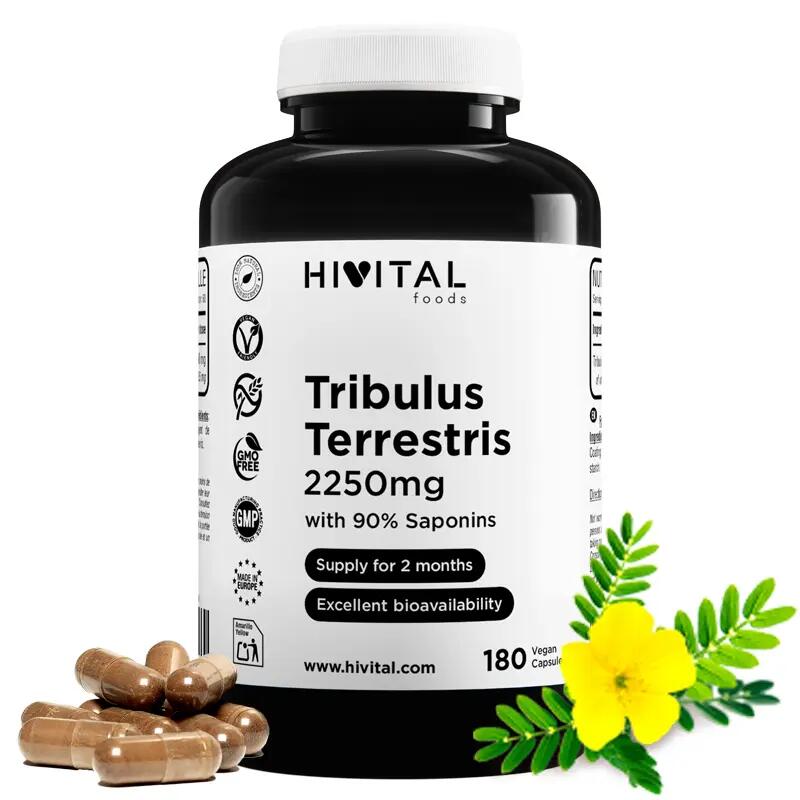 Tribulus Terrestris 2250 mg | 180 vegan capsules