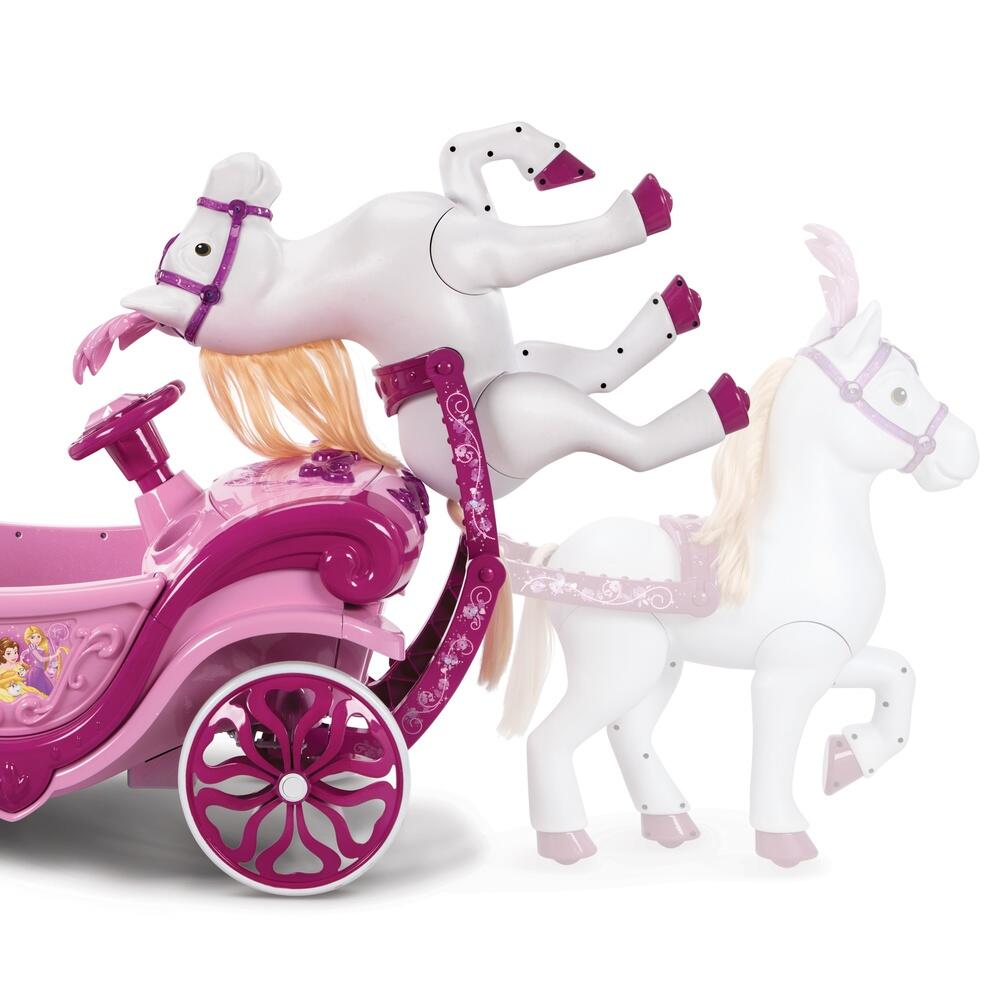 Princesas Disney Carruagem elétrica para crianças – Veículo elétrico com sons e 4/7