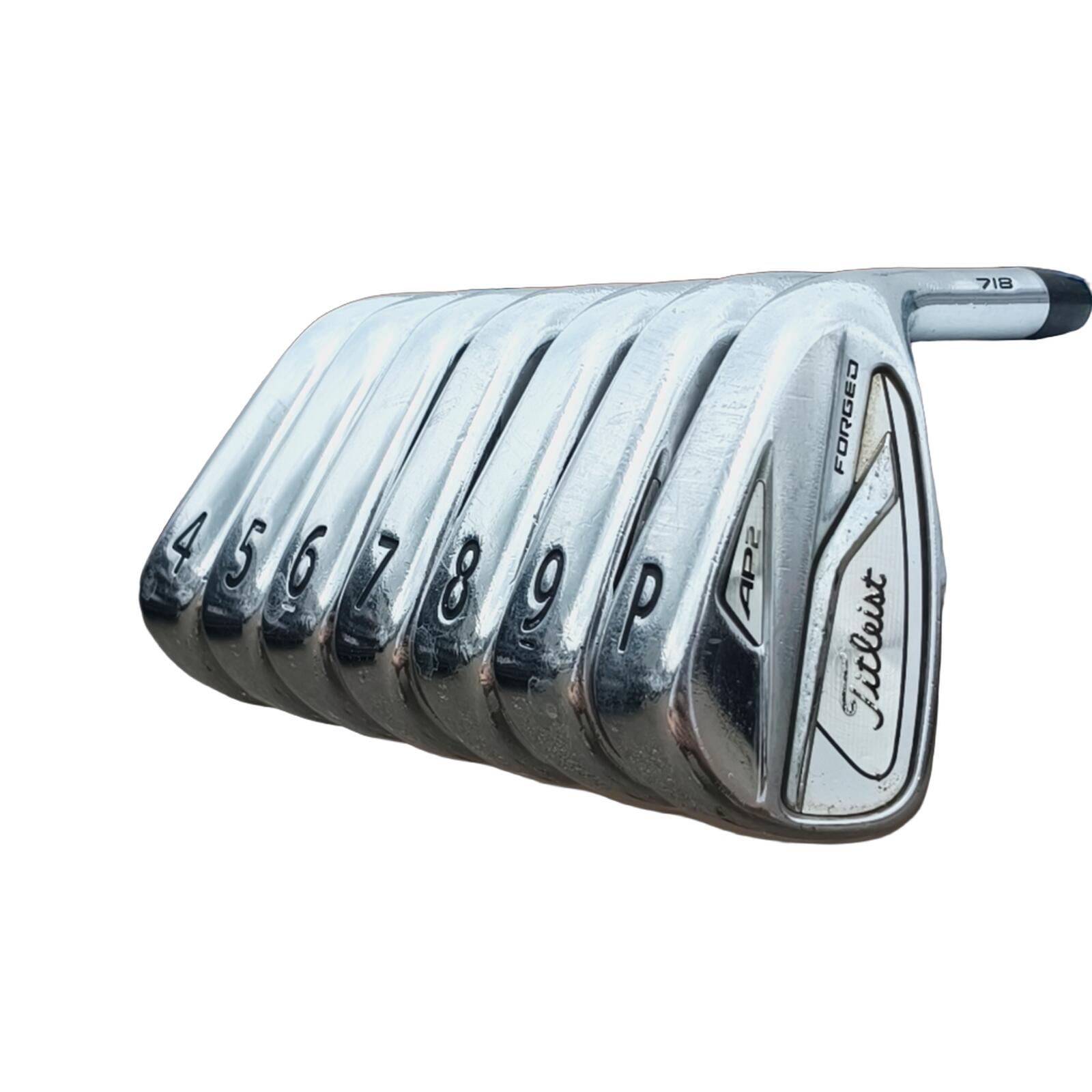 Titleist AP2 718 Forged IJzerset / 4-PW / Flex X-Stiff / Staal 3/7