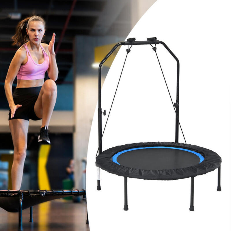 Trambulin de fitness cu mânere