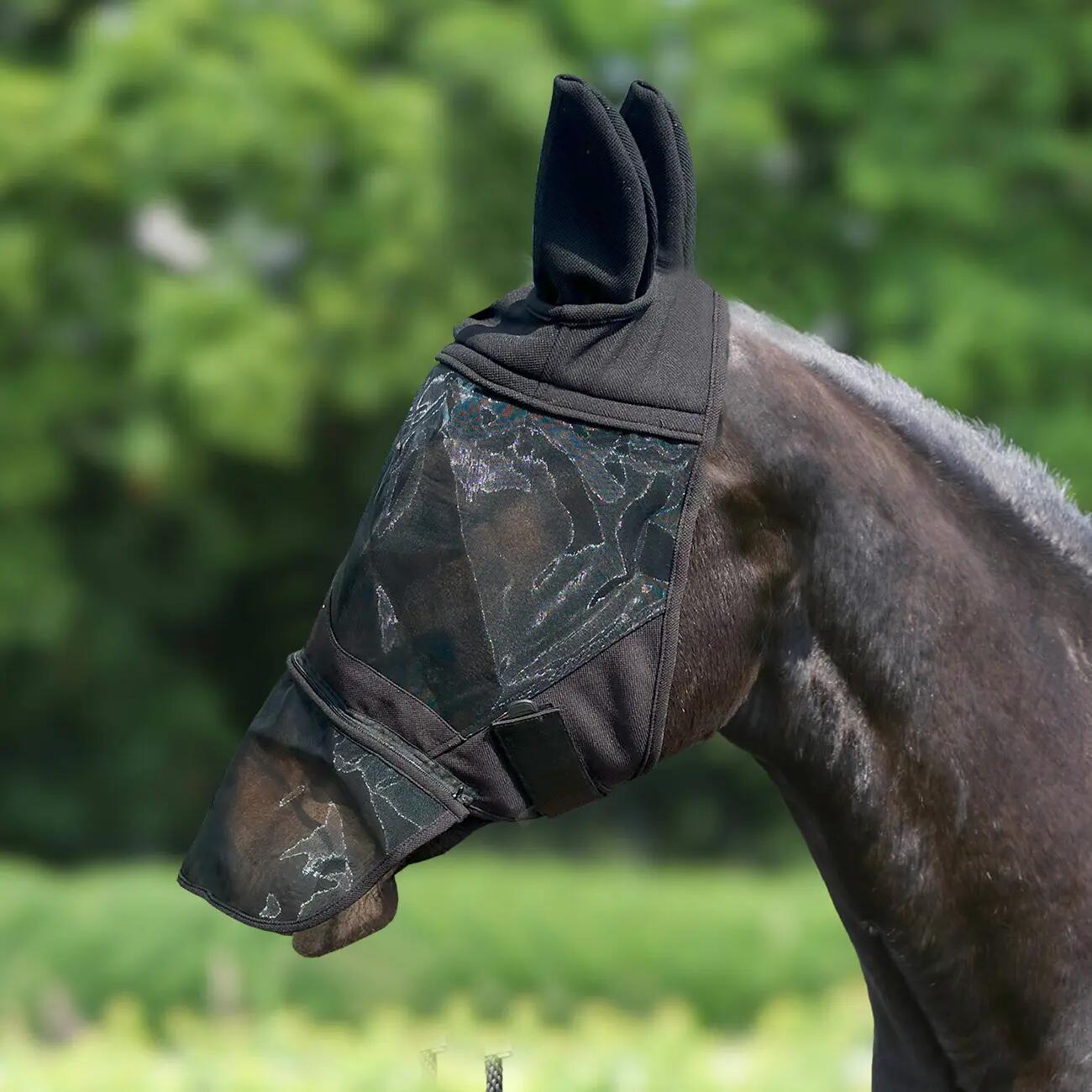 Vliegenmasker voor paard 3 in 1 York Syntia 2/4