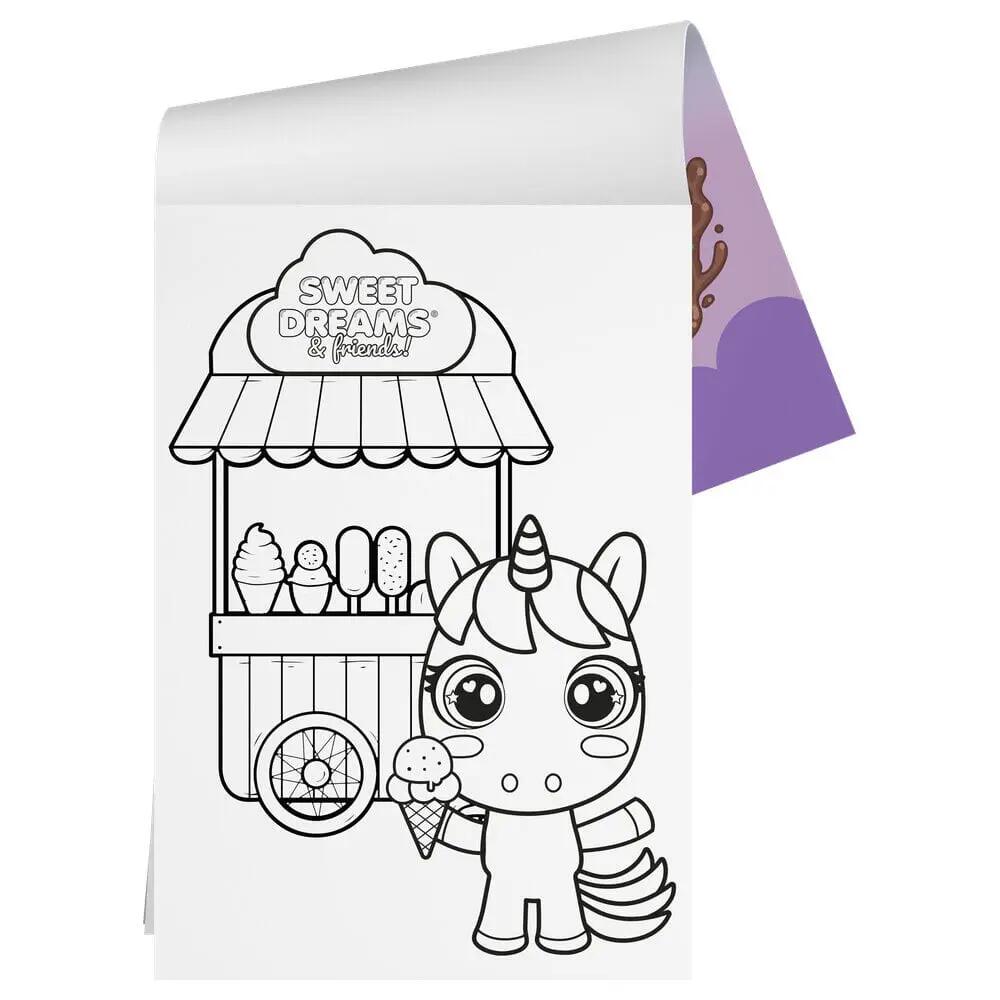 Valigetta attività per bambini Sweet Dreams & Friends con adesivi rosa 6/6