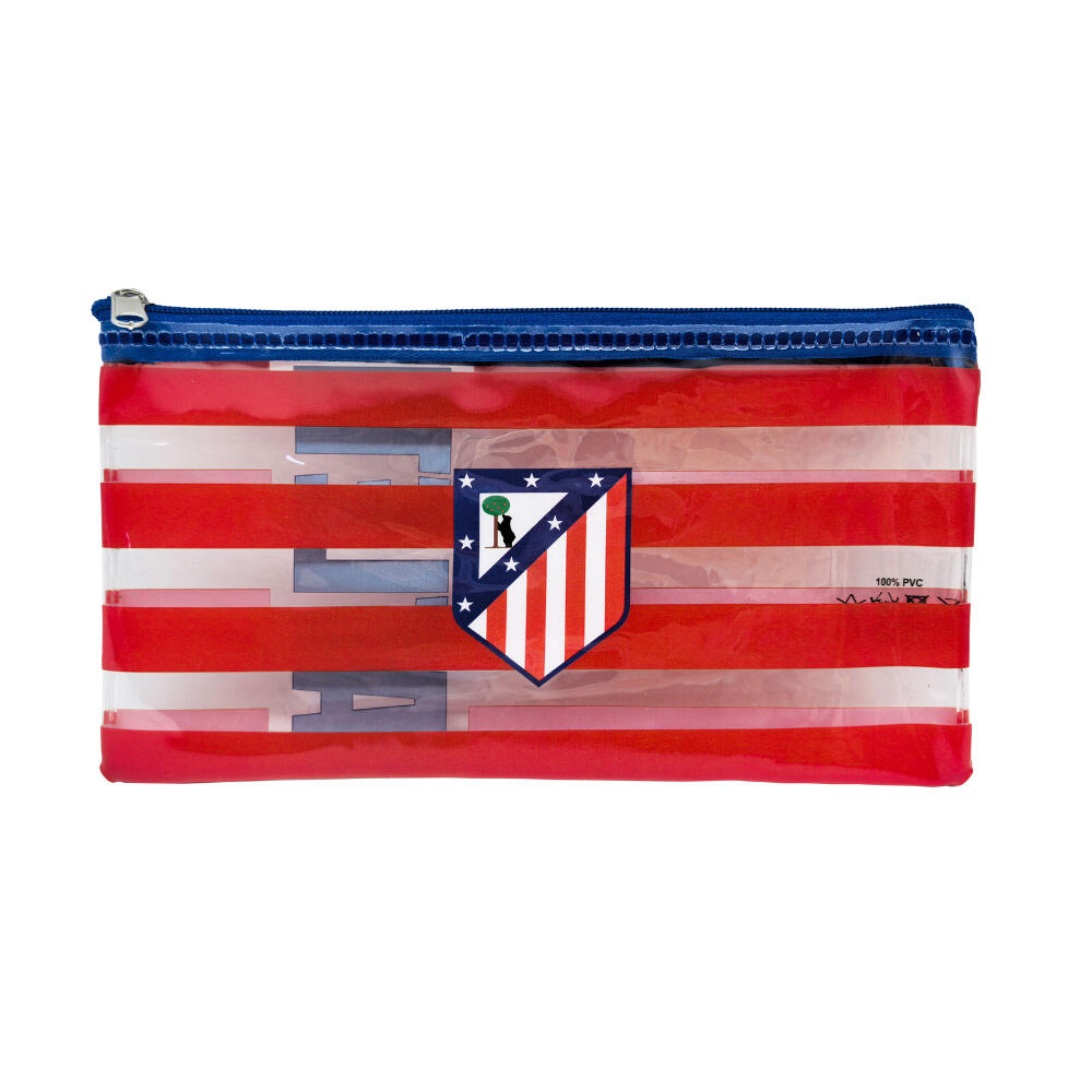 Estuche Portatodo Transparente Con Material Atlético de Madrid Escudo 2/3
