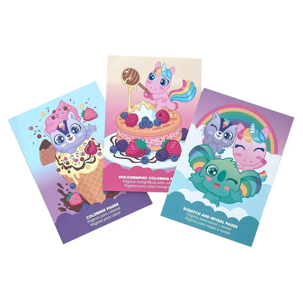Valigetta attività per bambini Sweet Dreams & Friends con adesivi rosa 5/6