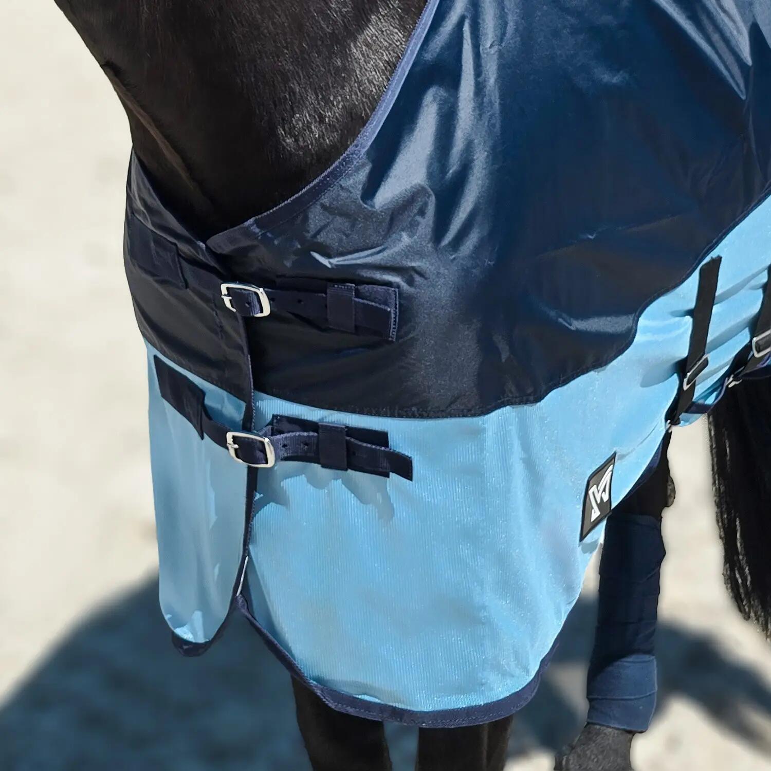 Couverture anti-mouches pour cheval 2 en 1 York Fusion 2/3