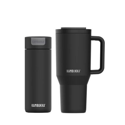 Kubek termiczny Rio ze słomką + kubek na kawę Olympus Kambukka Overnight Brew