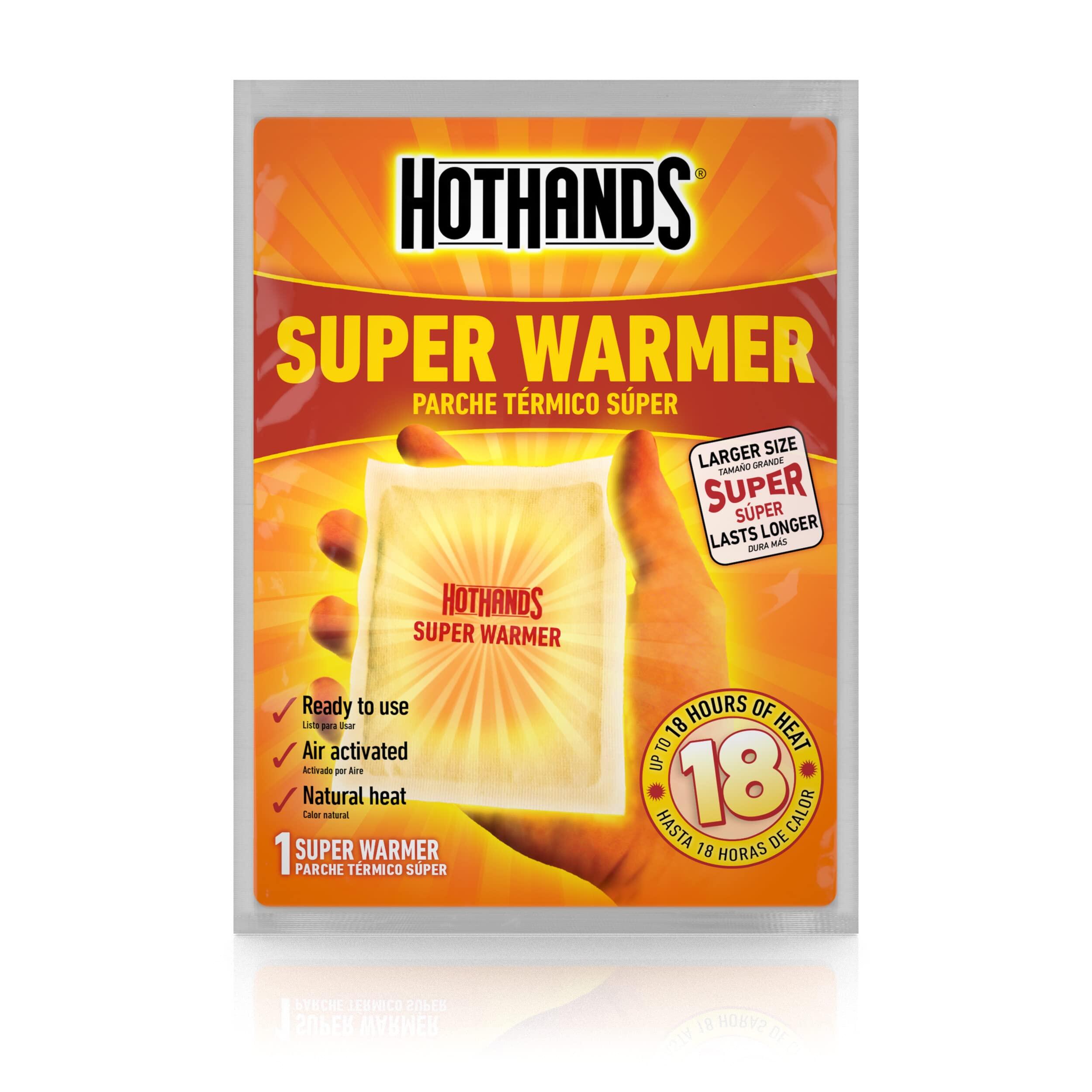 Lot de 40 Chauffe-Mains et Corps – Chauffe-Mains naturels sans Odeur – Jusqu'à 2/5