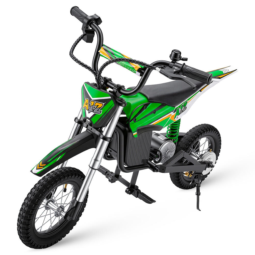 iScooter A12 Kids Electric Dirt Bike, 12" Pneumatic Tires, 36V 4.5Ah battery