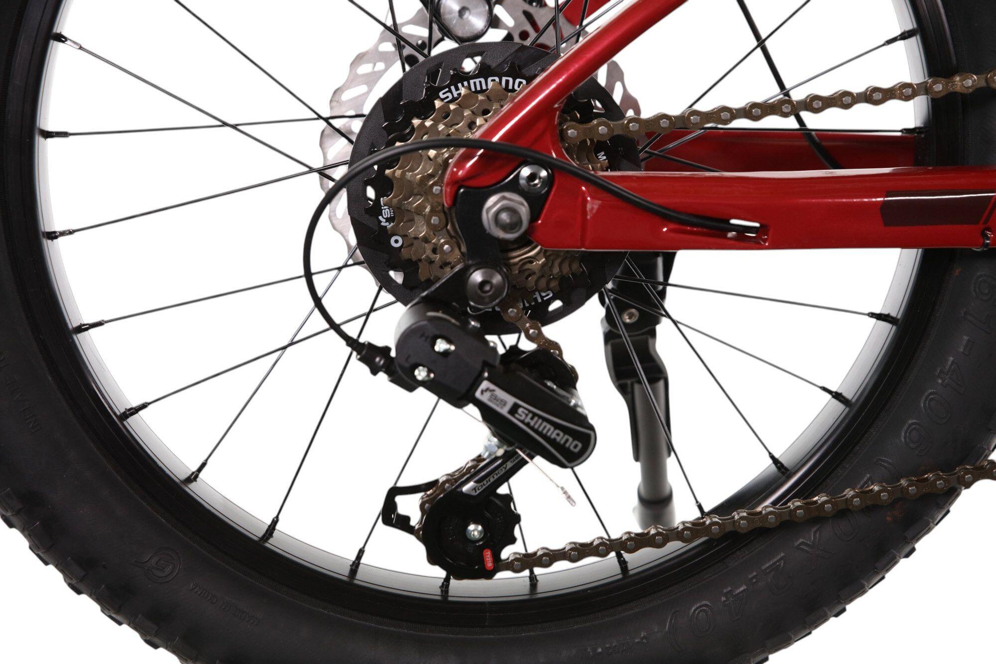 VTT Enfant Scamp TallFox Shimano Tourney 7V 20'' Rouge 5/5