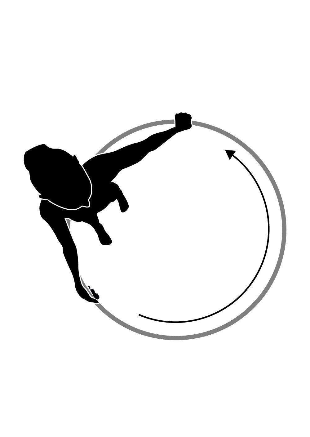 Hula hop składane 90 cm 6/7
