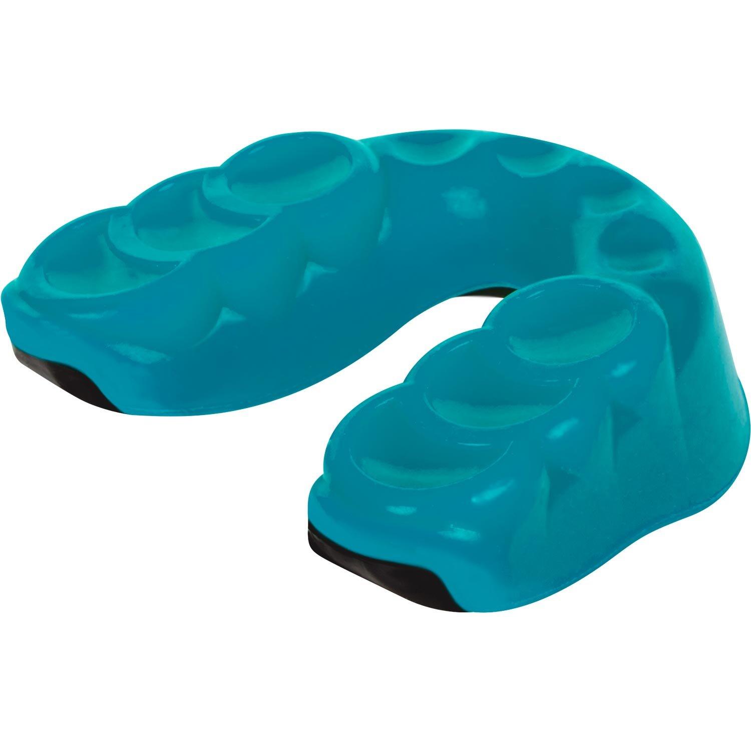 Challenger Mouthguard - Cyan/Black 3/4