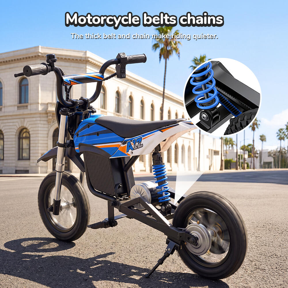 iScooter A12 elektrische crossmotor voor kinderen, 12 inch luchtbanden 6/7