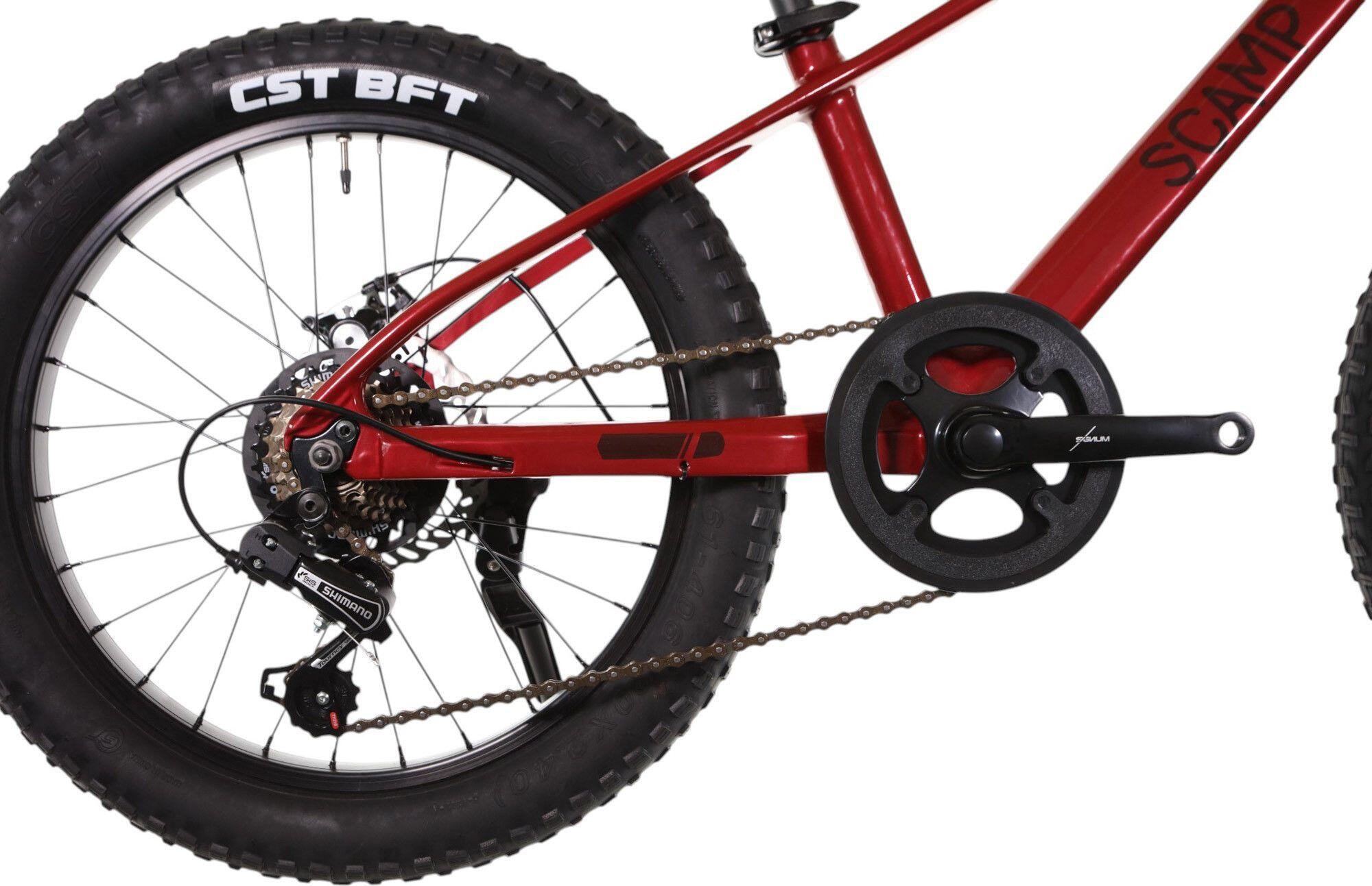 VTT Enfant Scamp TallFox Shimano Tourney 7V 20'' Rouge 3/5