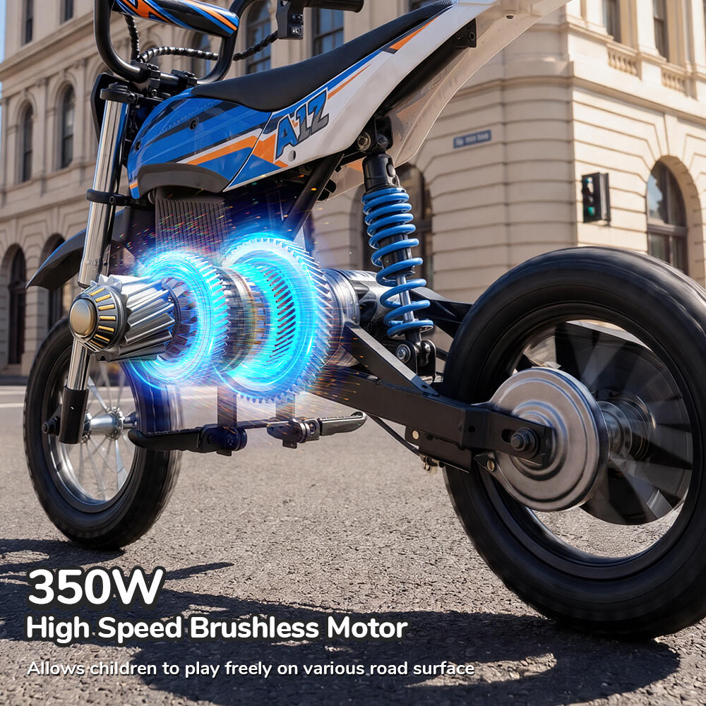 iScooter A12 elektrische crossmotor voor kinderen, 12 inch luchtbanden 3/7