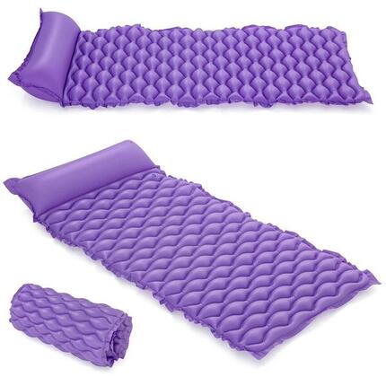 Materac dmuchany do pływania Bestway wodny plażowy zwijany 213x86 cm fioletowy