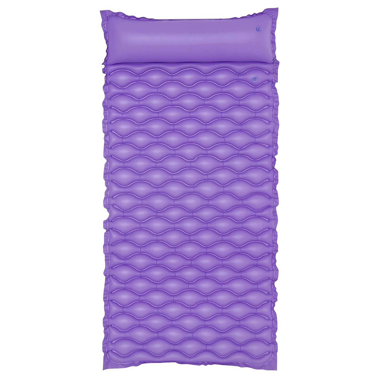 Materac dmuchany do pływania Bestway wodny plażowy zwijany 213x86 cm fioletowy 2/7