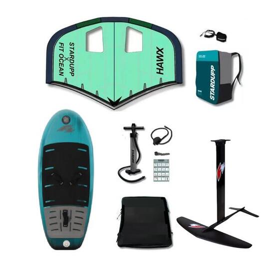 F2 Wingfoil Set - 5m2 Wing + Mid-Length 160 L Board + Carbon Foil 2000 cm²