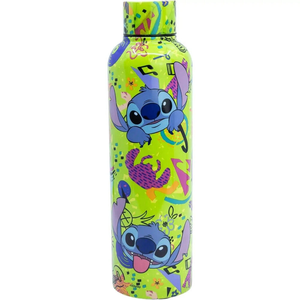Botella Termo Acero Inoxidable Antivuelco 515 ML Stitch Green Party Toyce 2/2