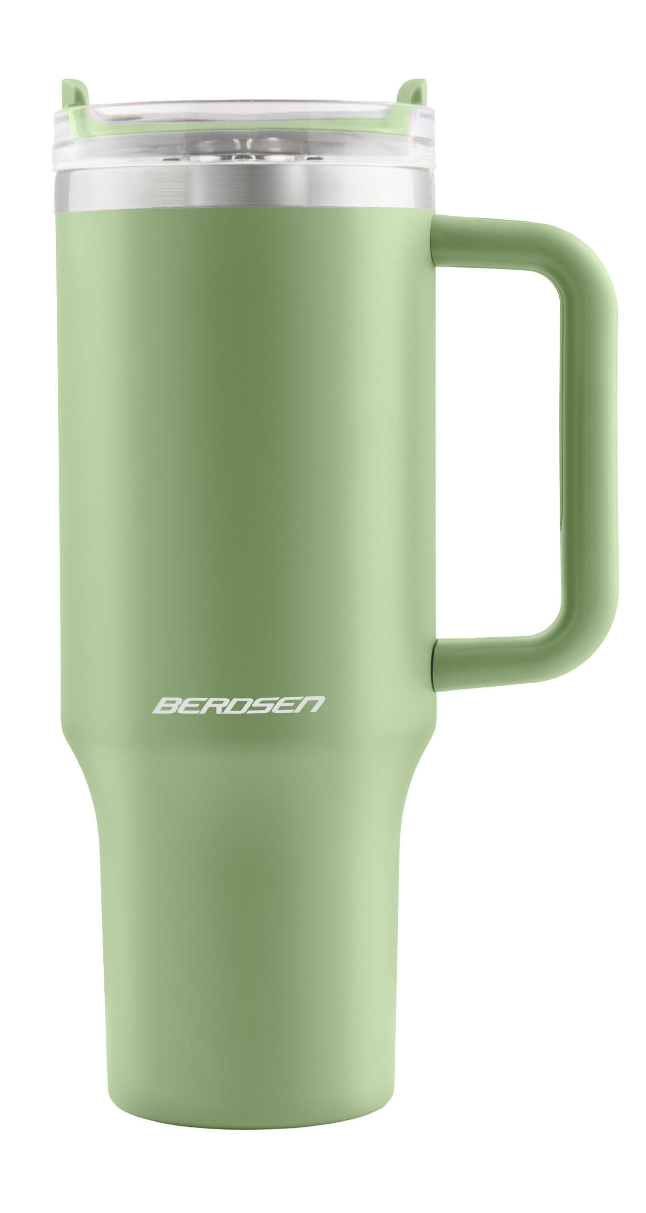Kubek termiczny Berdsen termos ze słomką 1180ml stal nierdzewna na kawę herbatę 2/7